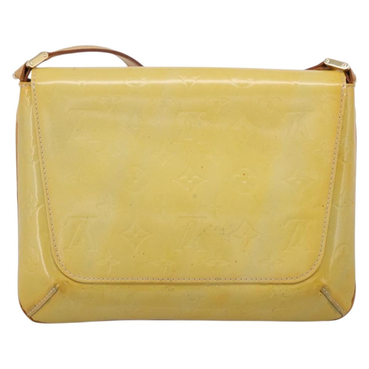 LOUIS VUITTON Monogram Vernis Thompson Street Bag Gris M91008 LV Auth 209400