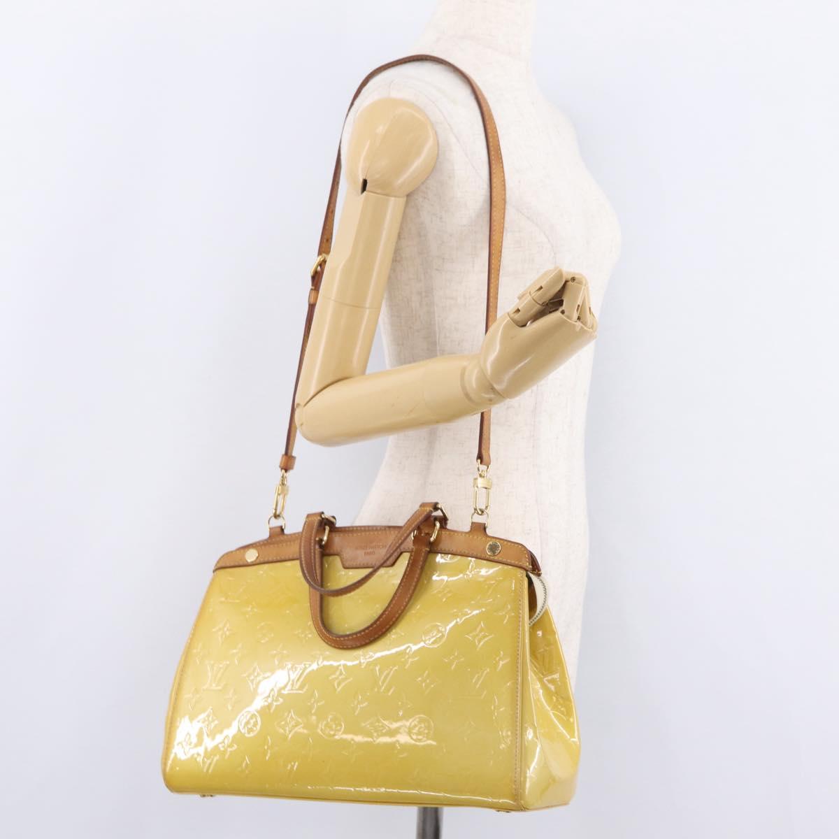 LOUIS VUITTON Monogram Vernis Blair MM Bag 2way Broncorail M91456 LV Auth 209429