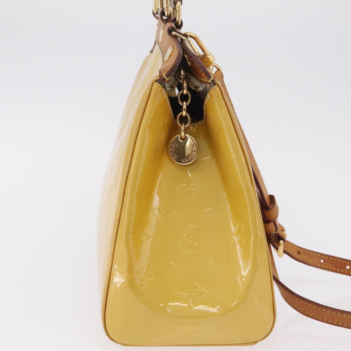LOUIS VUITTON Monogram Vernis Blair MM Bag 2way Broncorail M91456 LV Auth 209429
