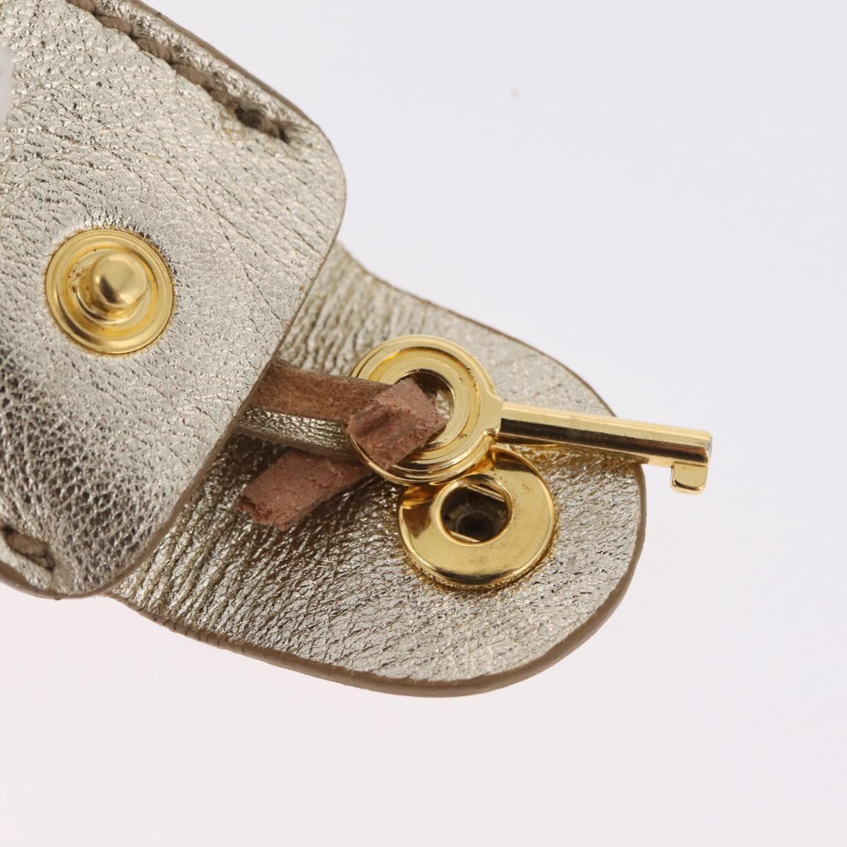 Miu Miu Hand Bag Leather Gold Auth 209441V
