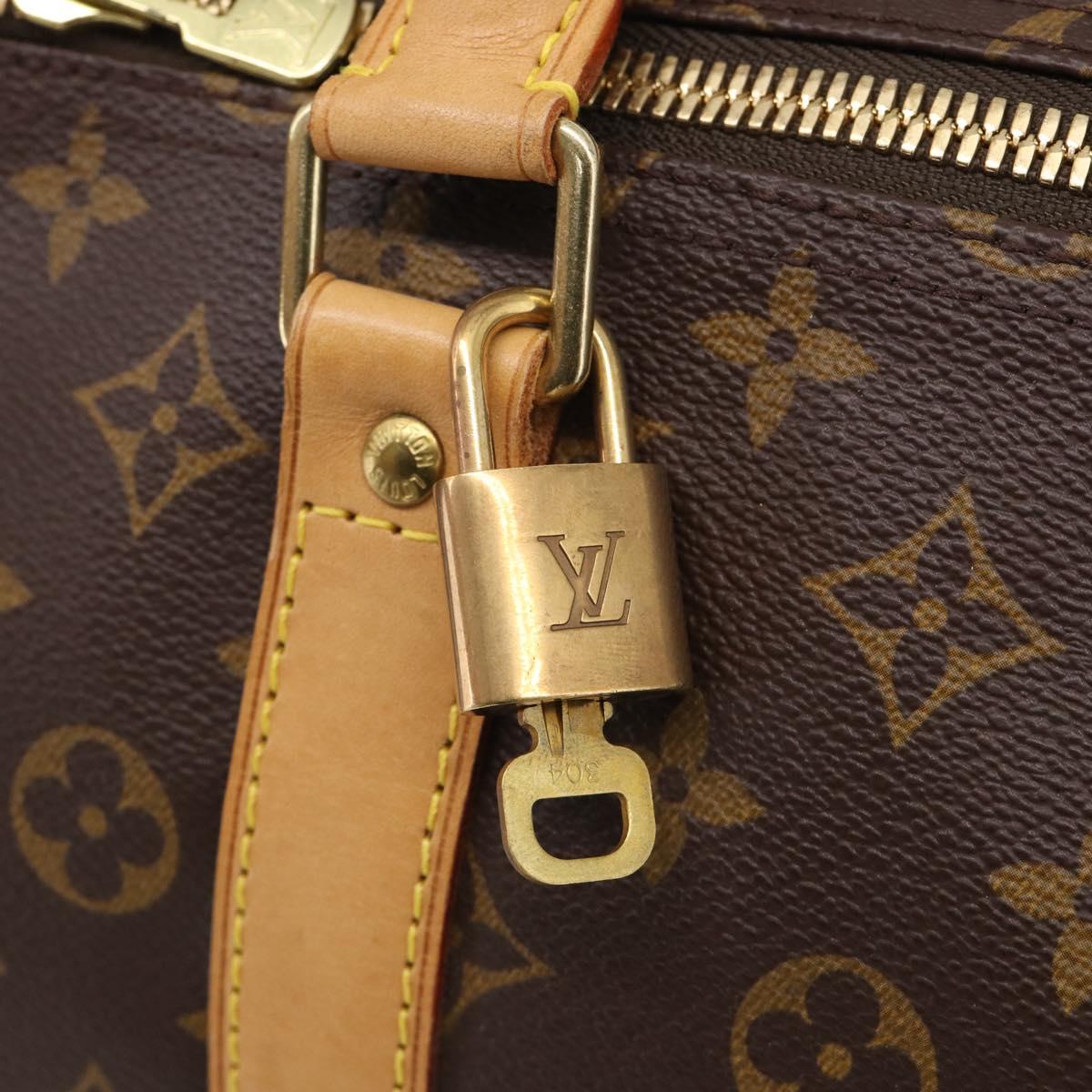 LOUIS VUITTON Monogram Keepall Bandouliere55 Boston Bag M41414 LV Auth 209443V