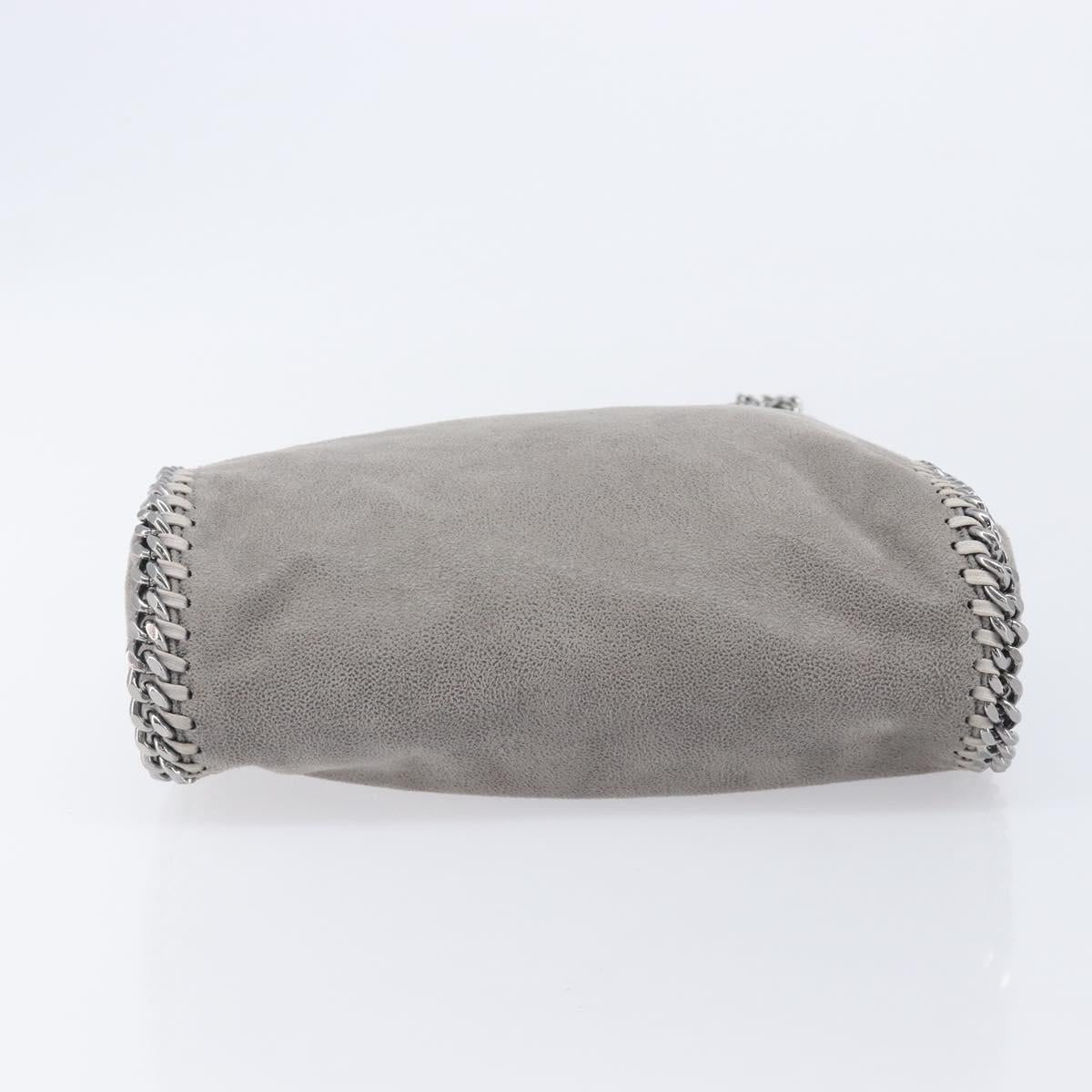 Stella McCartney Falabella Bag Polyester Gray Silver 371223 Auth 209444V