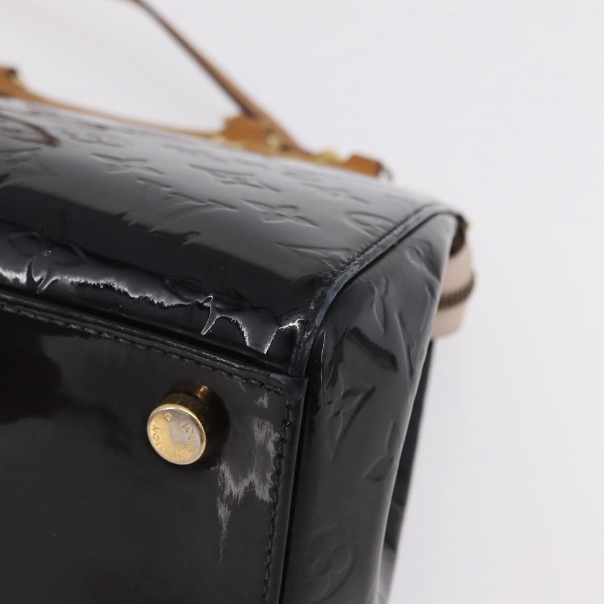 LOUIS VUITTON Monogram Vernis Blair MM Hand Bag 2way Noir Manetic LV Auth 209453