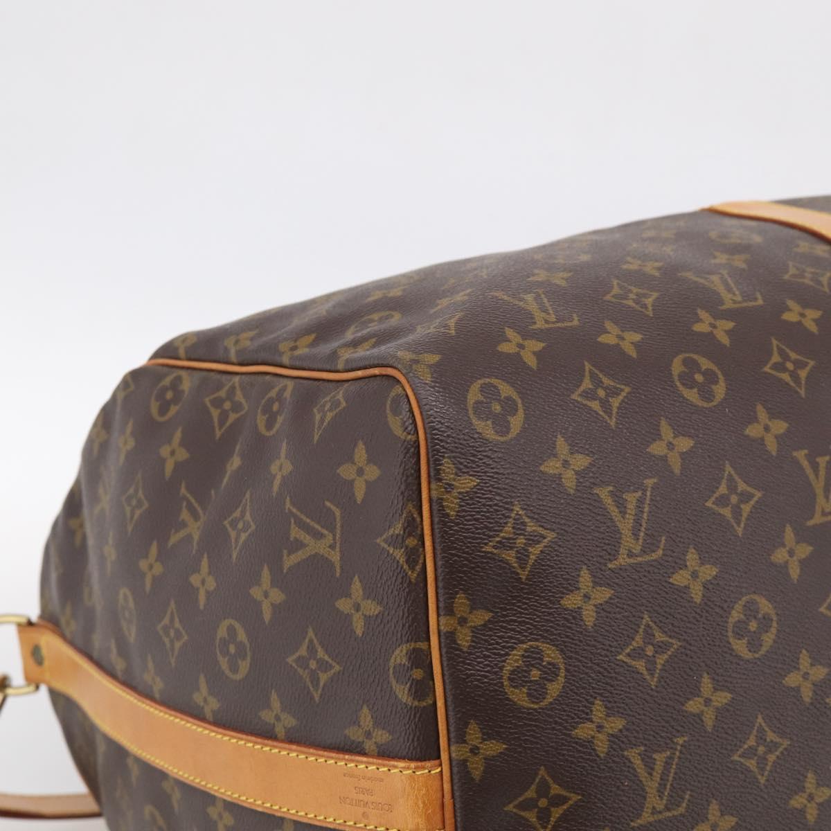 LOUIS VUITTON Monogram Keepall Bandouliere 60 Boston Bag M41412 LV Auth 209456V