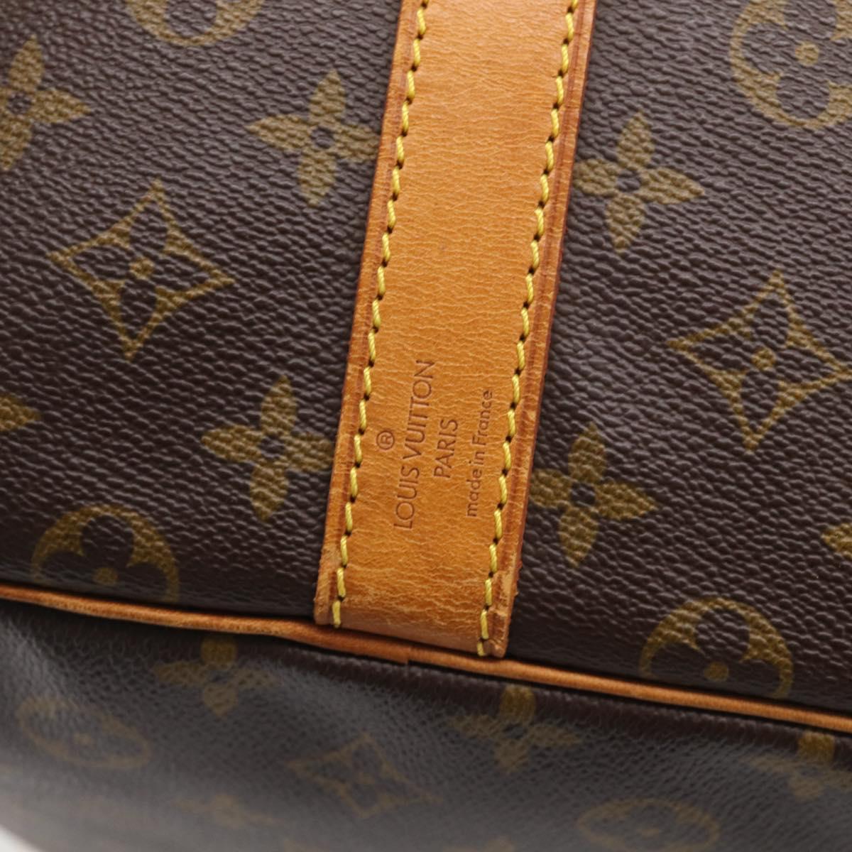 LOUIS VUITTON Monogram Keepall Bandouliere 60 Boston Bag M41412 LV Auth 209456V