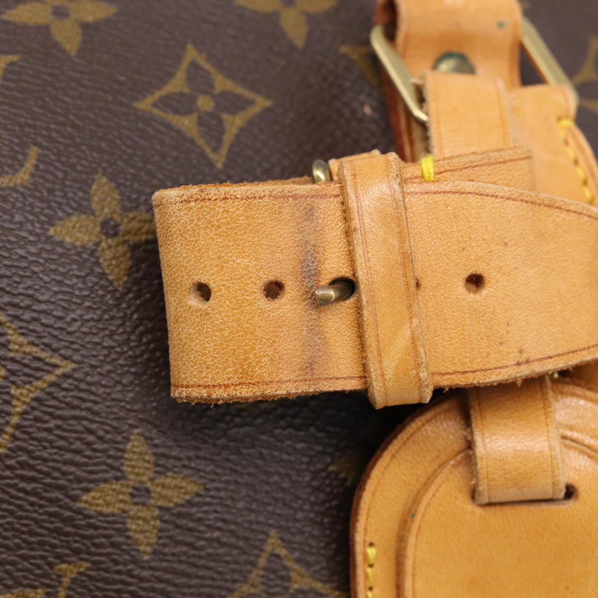 LOUIS VUITTON Monogram Keepall Bandouliere 60 Boston Bag M41412 LV Auth 209456V
