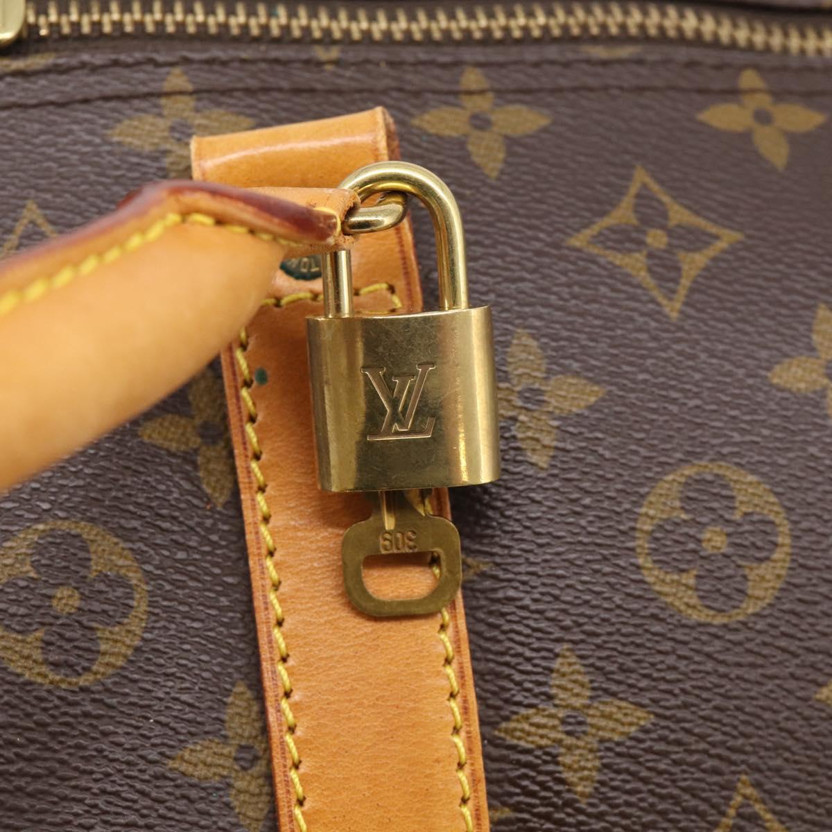 LOUIS VUITTON Monogram Keepall Bandouliere 60 Boston Bag M41412 LV Auth 209456V