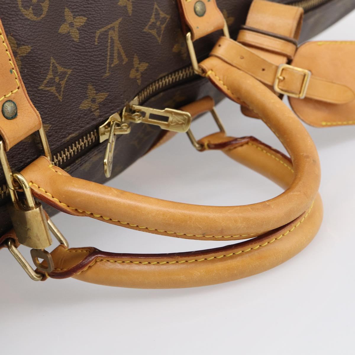 LOUIS VUITTON Monogram Keepall Bandouliere 60 Boston Bag M41412 LV Auth 209456V