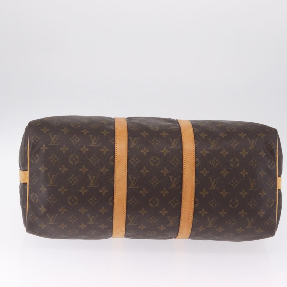 LOUIS VUITTON Monogram Keepall Bandouliere 50 Boston Bag M41416 LV Auth 209457V