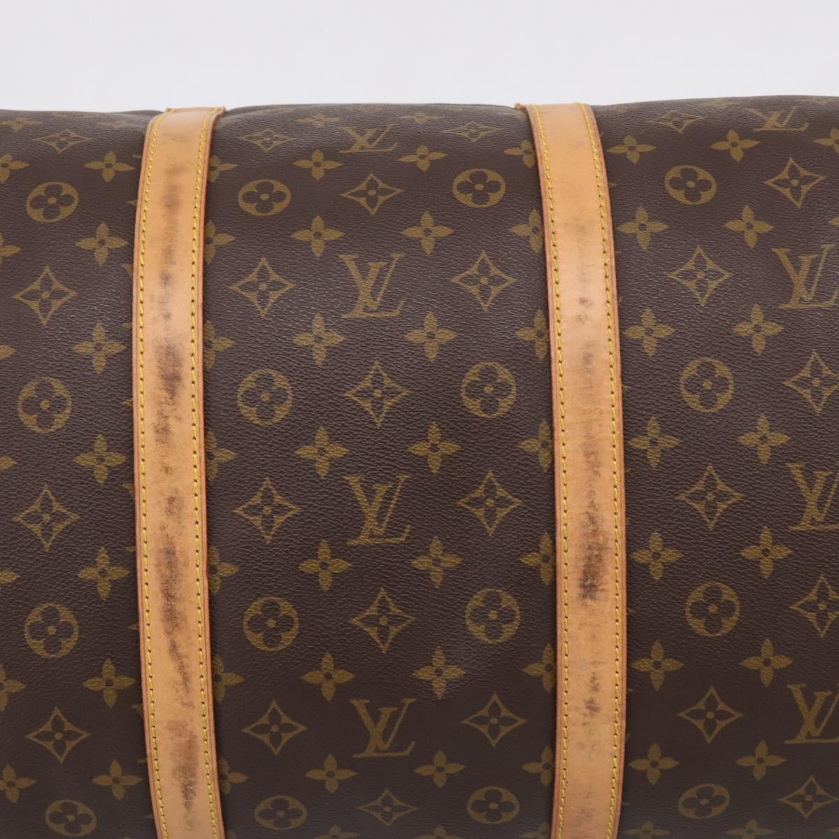 LOUIS VUITTON Monogram Keepall Bandouliere 60 Boston Bag M41412 LV Auth 209459A