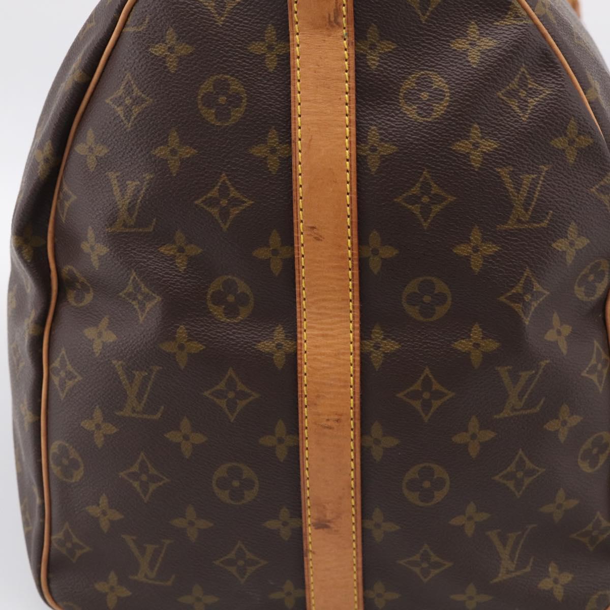 LOUIS VUITTON Monogram Keepall Bandouliere 60 Boston Bag M41412 LV Auth 209459A