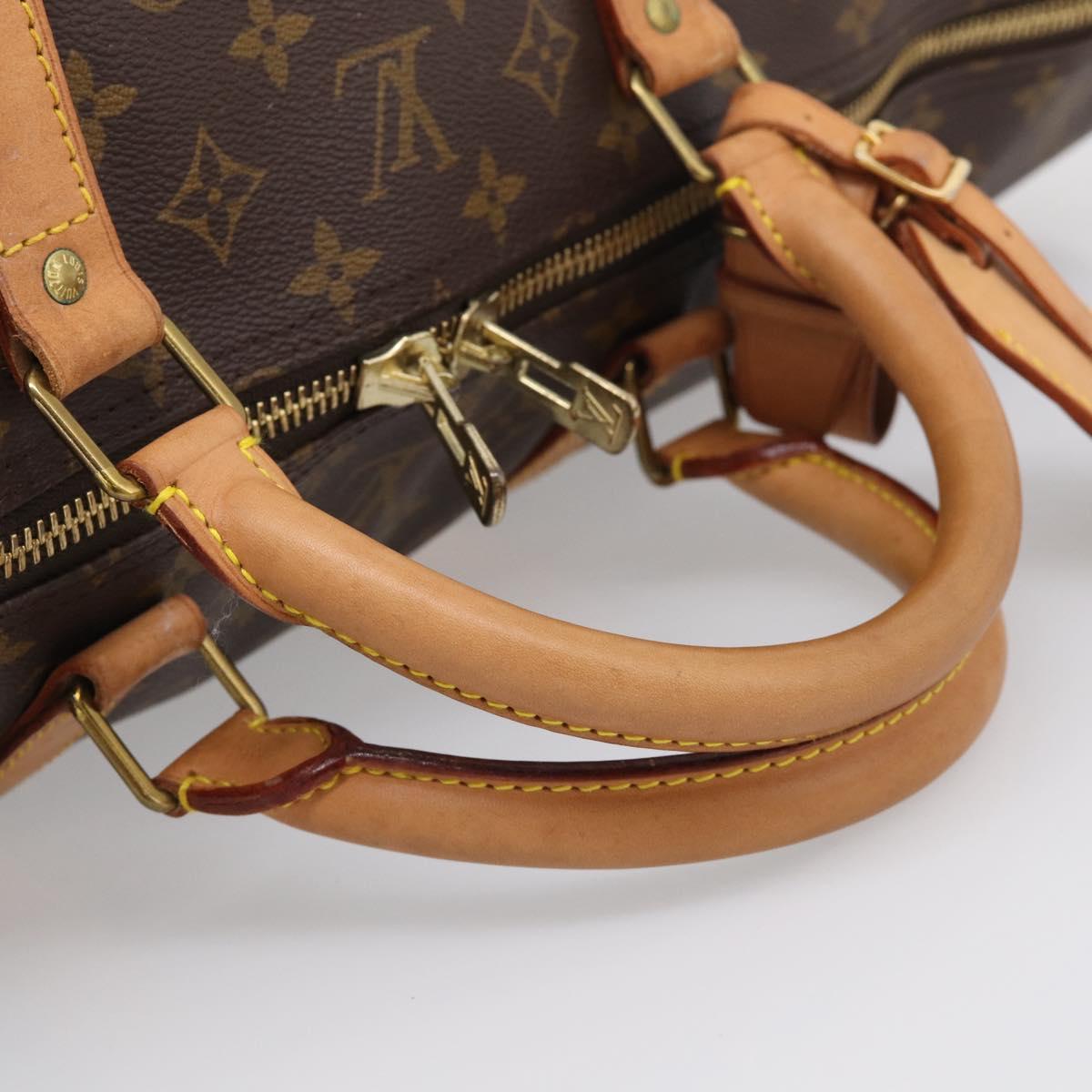 LOUIS VUITTON Monogram Keepall Bandouliere 60 Boston Bag M41412 LV Auth 209459A