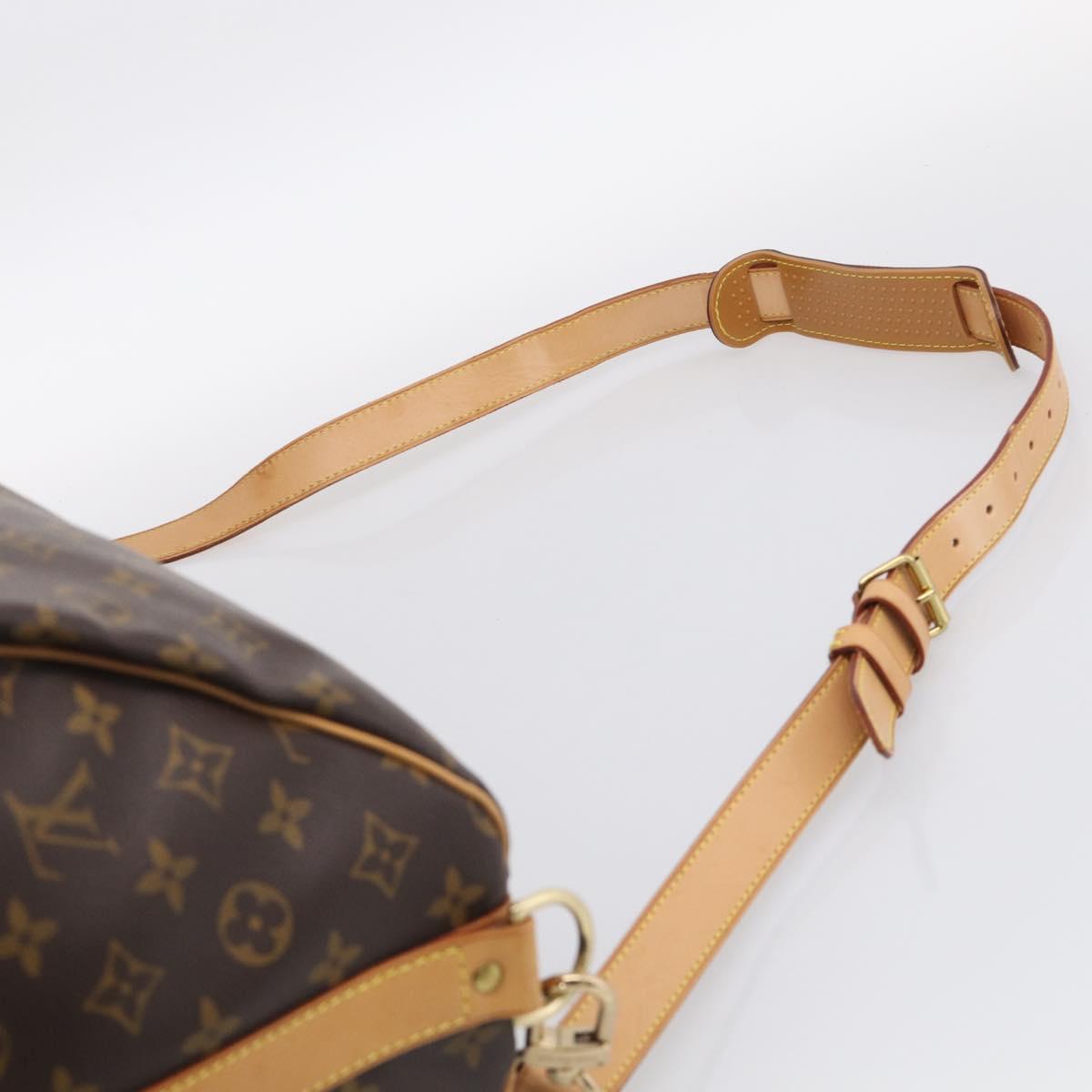 LOUIS VUITTON Monogram Keepall Bandouliere 60 Boston Bag M41412 LV Auth 209463V