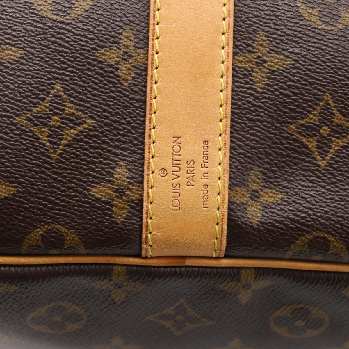 LOUIS VUITTON Monogram Keepall Bandouliere 60 Boston Bag M41412 LV Auth 209463V