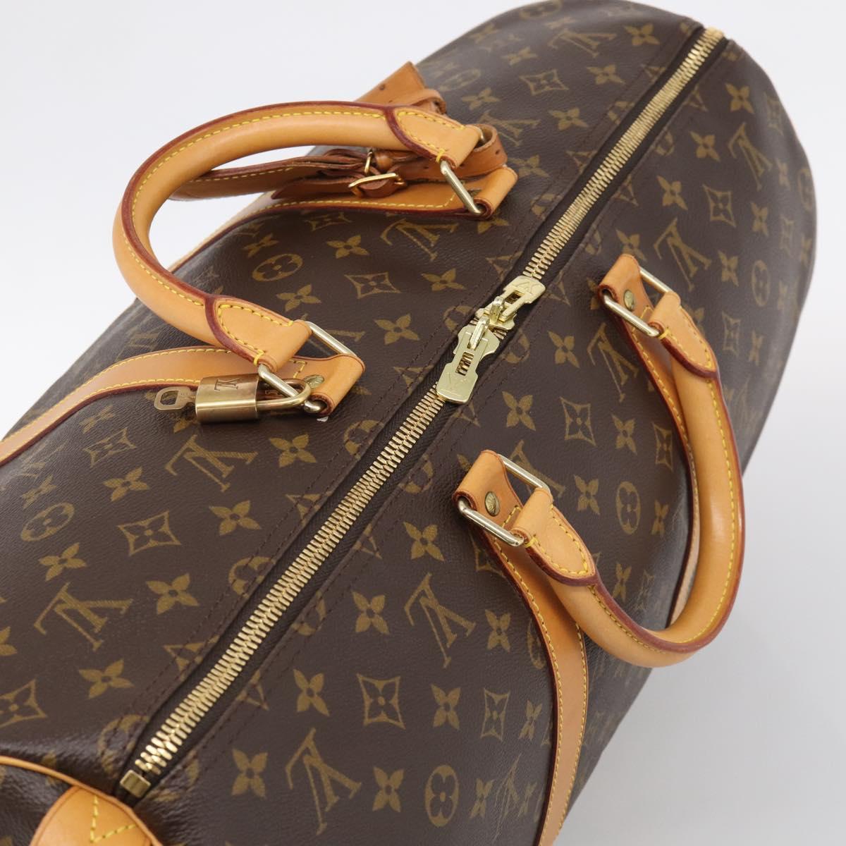 LOUIS VUITTON Monogram Keepall 50 Boston Bag M41426 LV Auth 209464V
