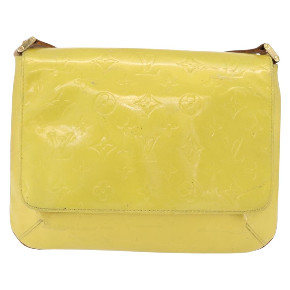 LOUIS VUITTON Monogram Vernis Thompson Street Bag Gris M91008 LV Auth 209466
