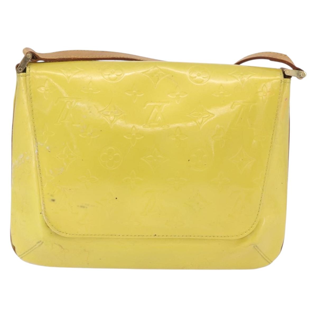 LOUIS VUITTON Monogram Vernis Thompson Street Bag Gris M91008 LV Auth 209466