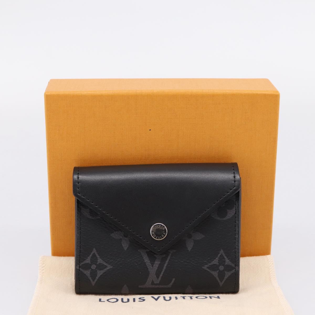 LOUIS VUITTON Monogram Eclipse Etui Cult Asene Card Case GI0198 LV Auth 209478M