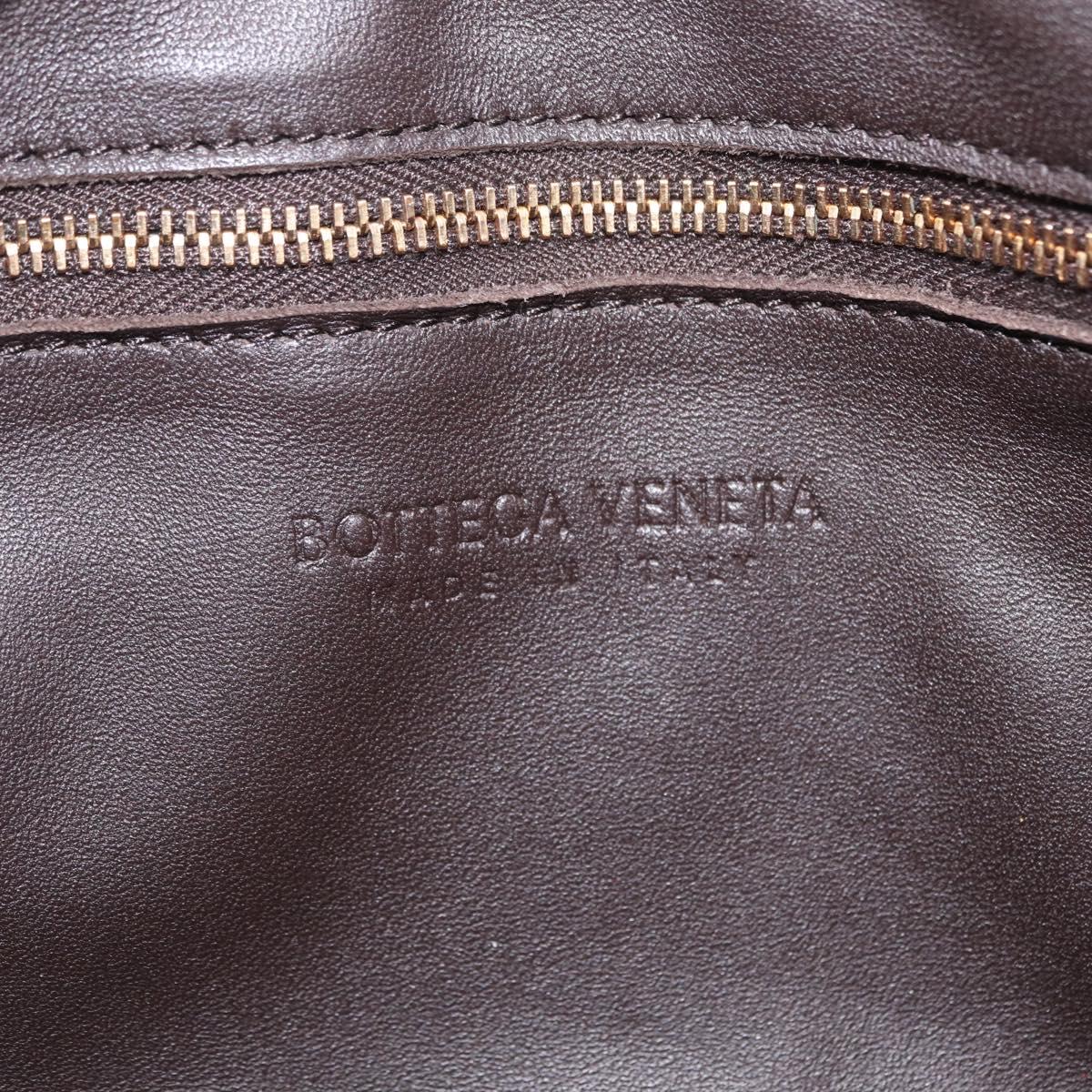 Bottega Veneta MAXI INTRECCIATO Padded Cassette Bag Leather Brown Auth 209495V