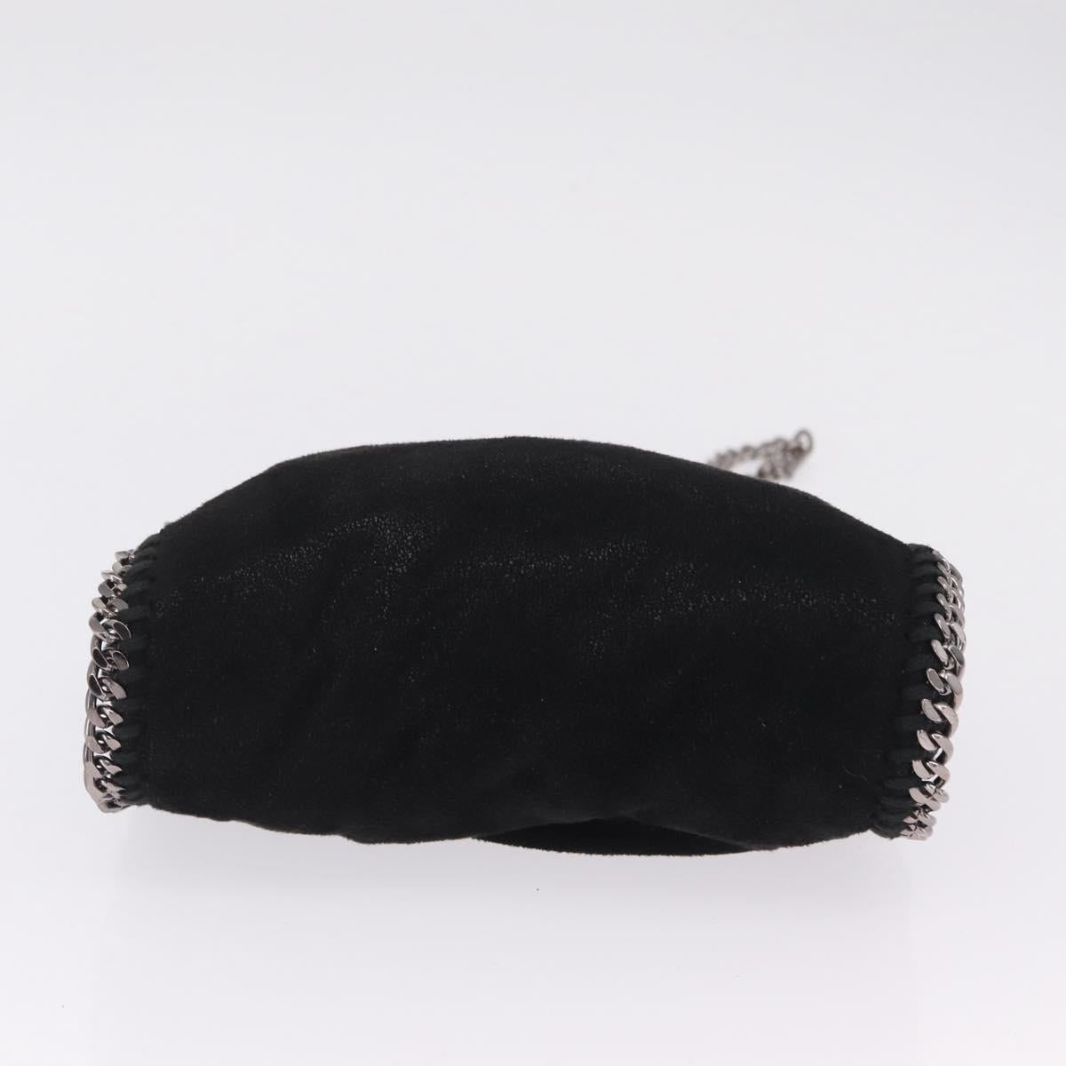 Stella McCartney Falabella Bag Polyester Black Silver 234387 Auth 209496