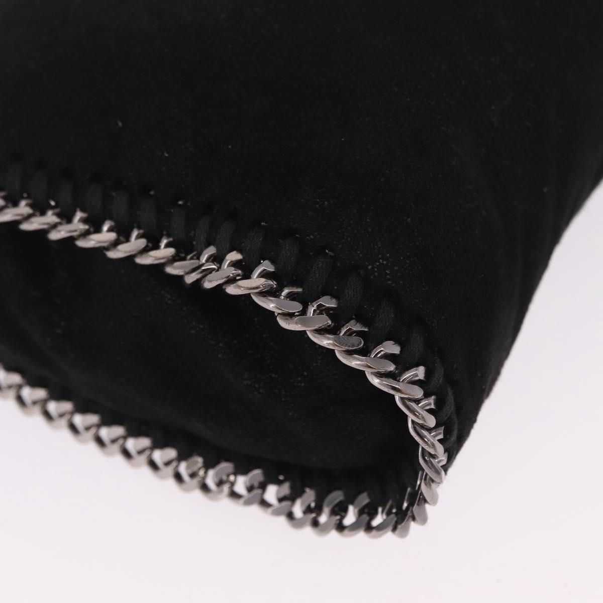 Stella McCartney Falabella Bag Polyester Black Silver 234387 Auth 209496