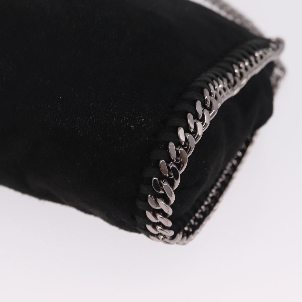 Stella McCartney Falabella Bag Polyester Black Silver 234387 Auth 209496