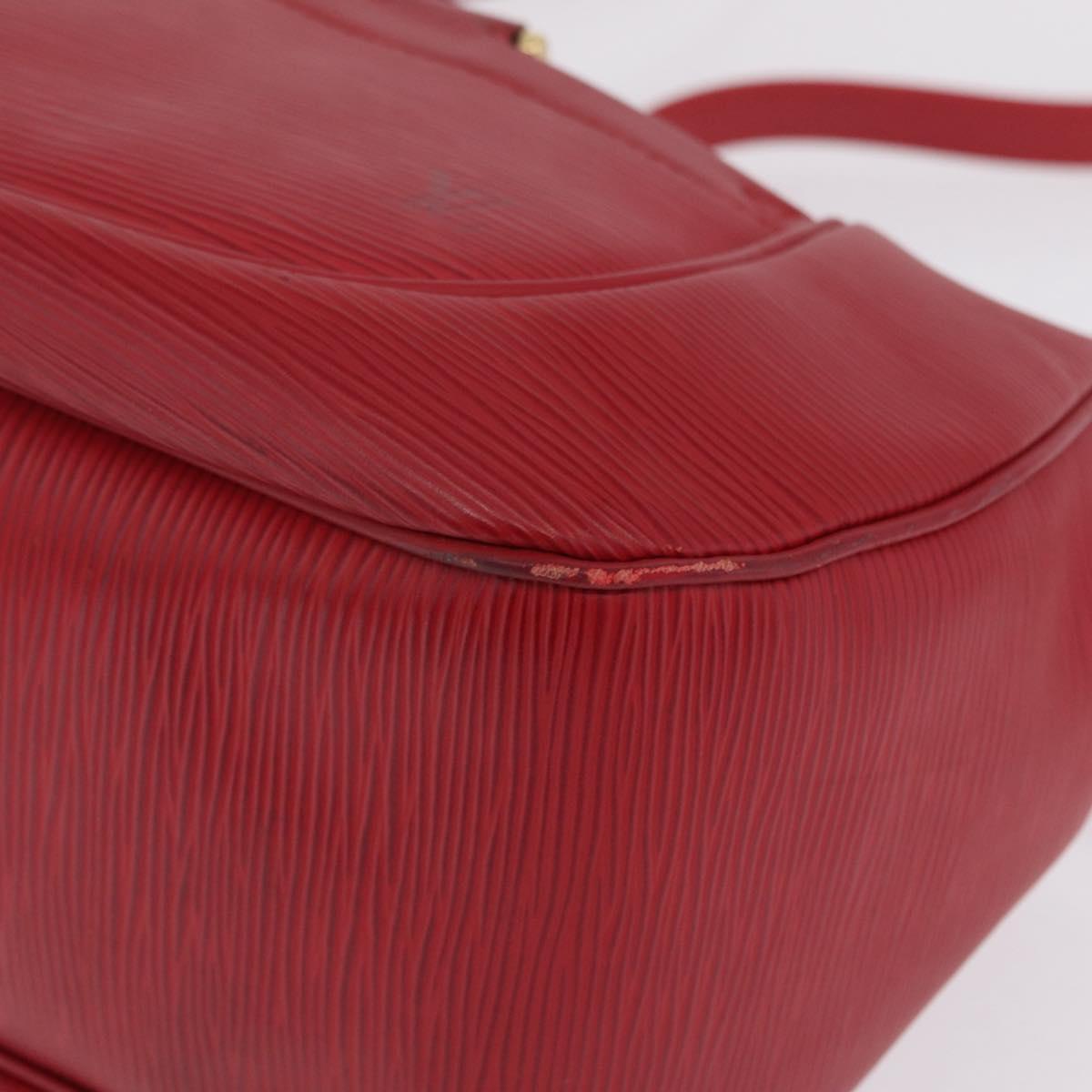 LOUIS VUITTON Epi Danura MM Hand Bag 2way Red LV Auth 209514A