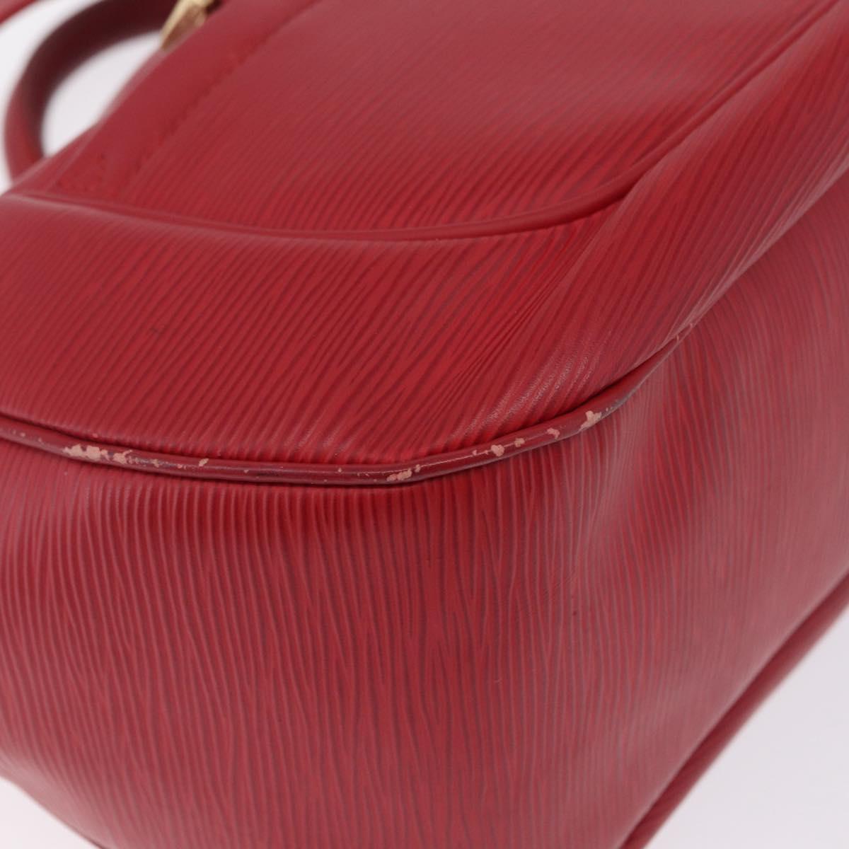 LOUIS VUITTON Epi Danura MM Hand Bag 2way Red LV Auth 209514A