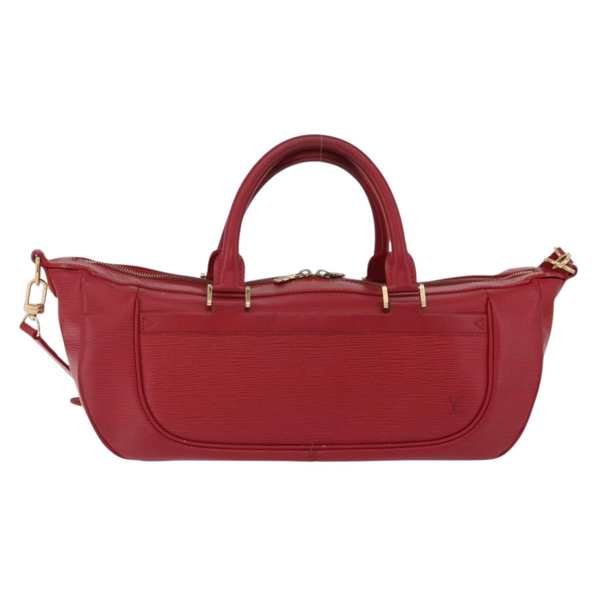 LOUIS VUITTON Epi Danura MM Hand Bag 2way Red LV Auth 209514A