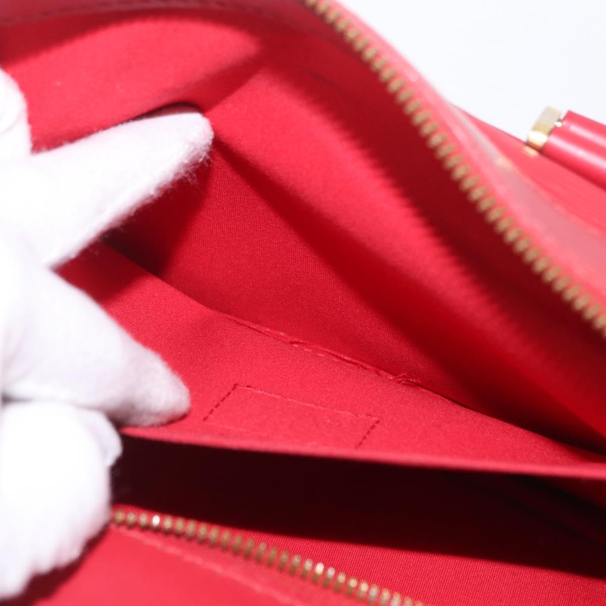 LOUIS VUITTON Epi Danura MM Hand Bag 2way Red LV Auth 209514A