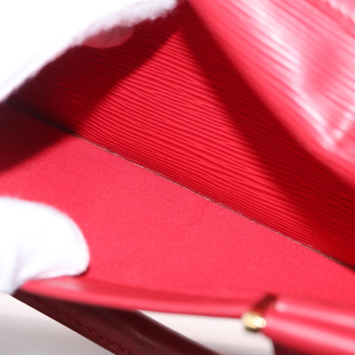 LOUIS VUITTON Epi Danura MM Hand Bag 2way Red LV Auth 209514A