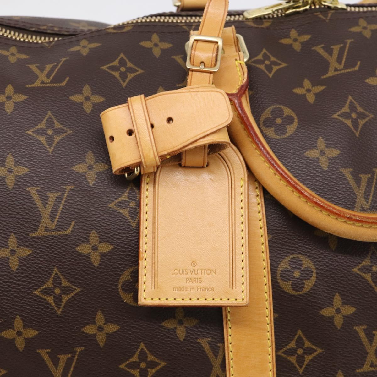 LOUIS VUITTON Monogram Keepall Bandouliere55 Boston Bag M41414 LV Auth 209521V
