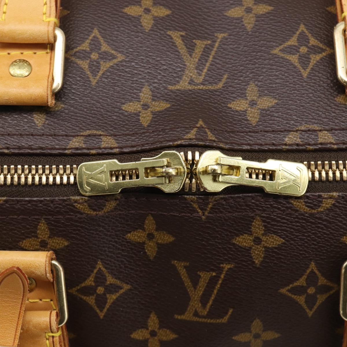 LOUIS VUITTON Monogram Keepall Bandouliere55 Boston Bag M41414 LV Auth 209521V