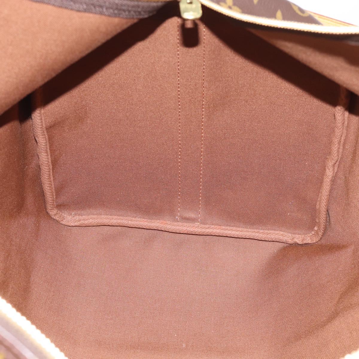 LOUIS VUITTON Monogram Keepall Bandouliere55 Boston Bag M41414 LV Auth 209521V