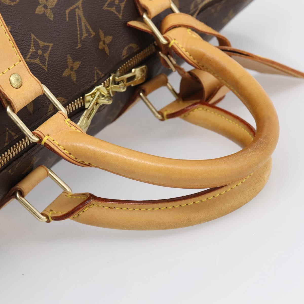 LOUIS VUITTON Monogram Keepall Bandouliere55 Boston Bag M41414 LV Auth 209521V