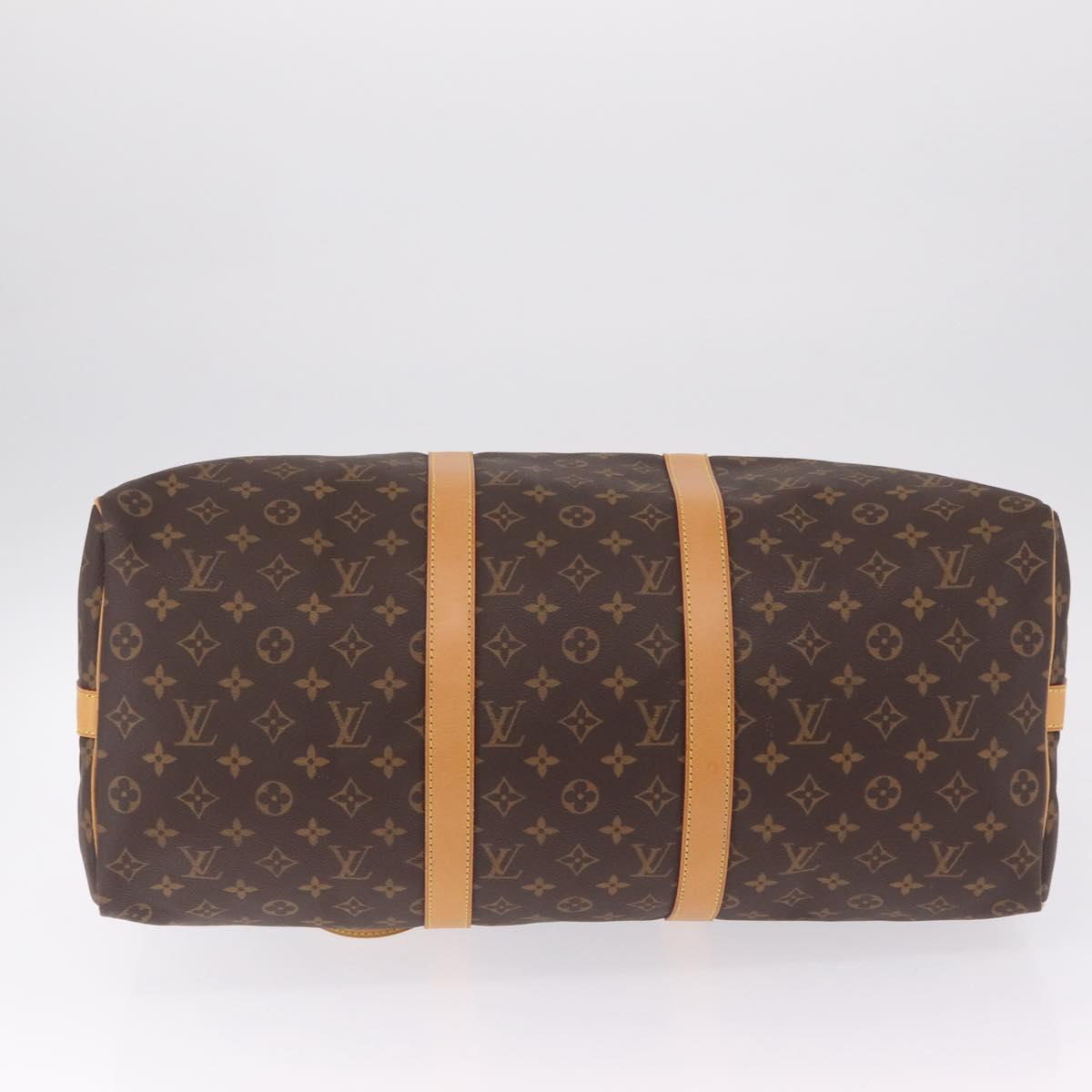 LOUIS VUITTON Monogram Keepall Bandouliere 50 Boston Bag M41416 LV Auth 209522V