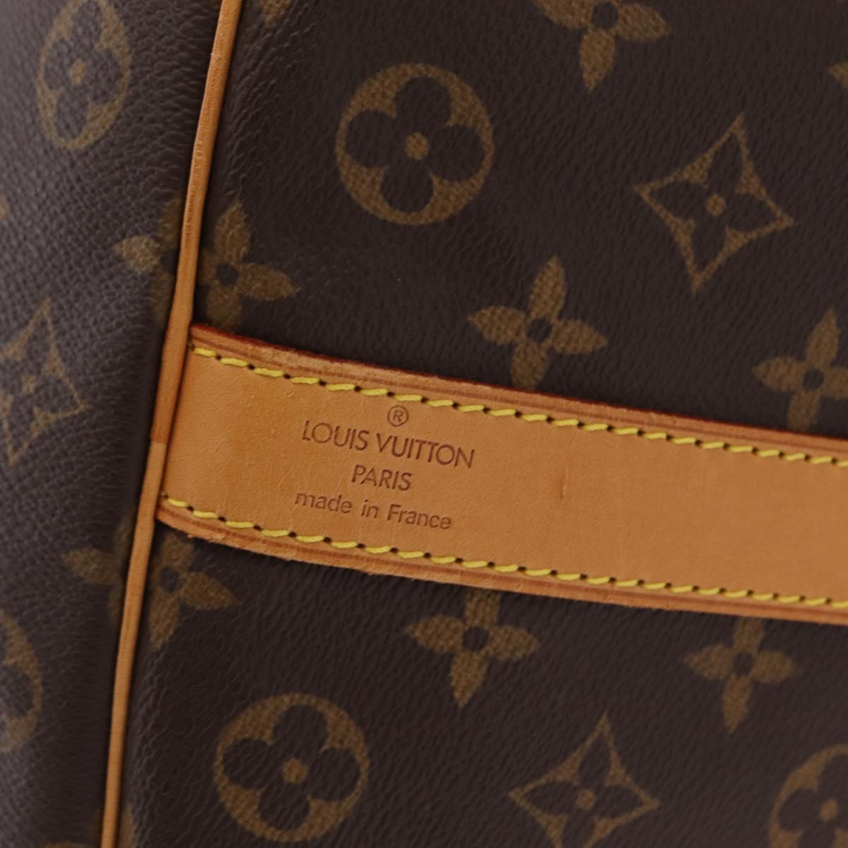 LOUIS VUITTON Monogram Keepall Bandouliere 50 Boston Bag M41416 LV Auth 209522V