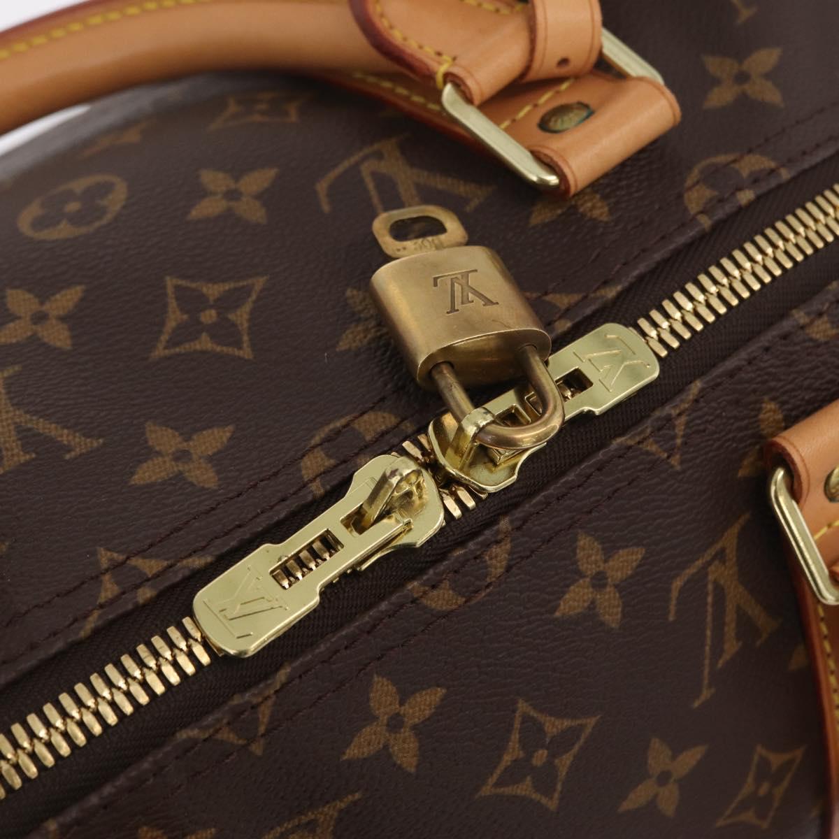 LOUIS VUITTON Monogram Keepall Bandouliere 50 Boston Bag M41416 LV Auth 209522V