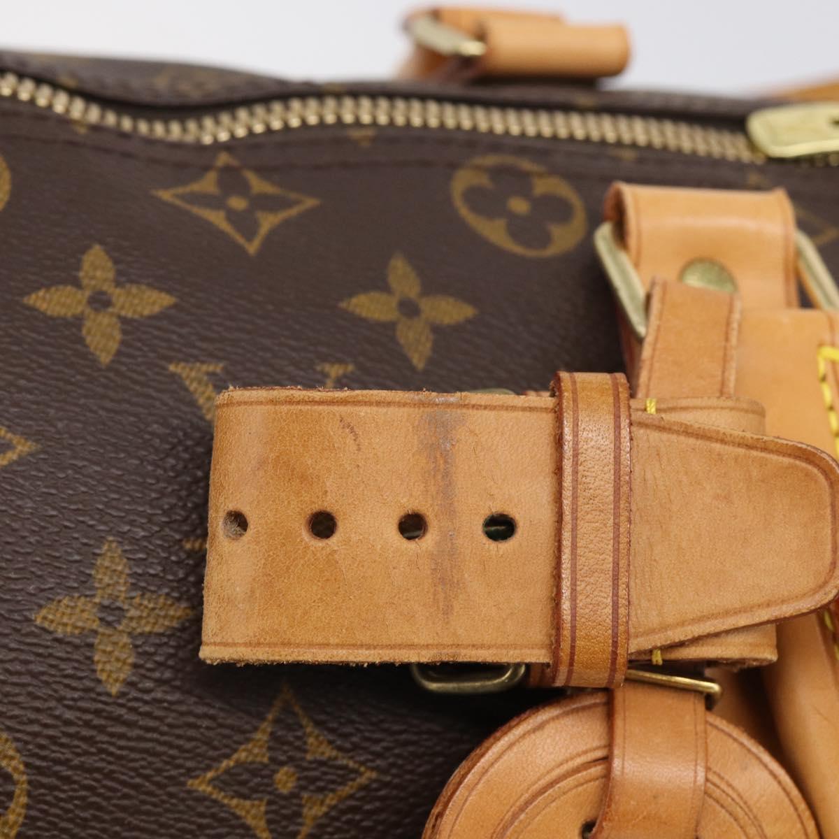 LOUIS VUITTON Monogram Keepall Bandouliere 45 Boston Bag M41418 LV Auth 209524V