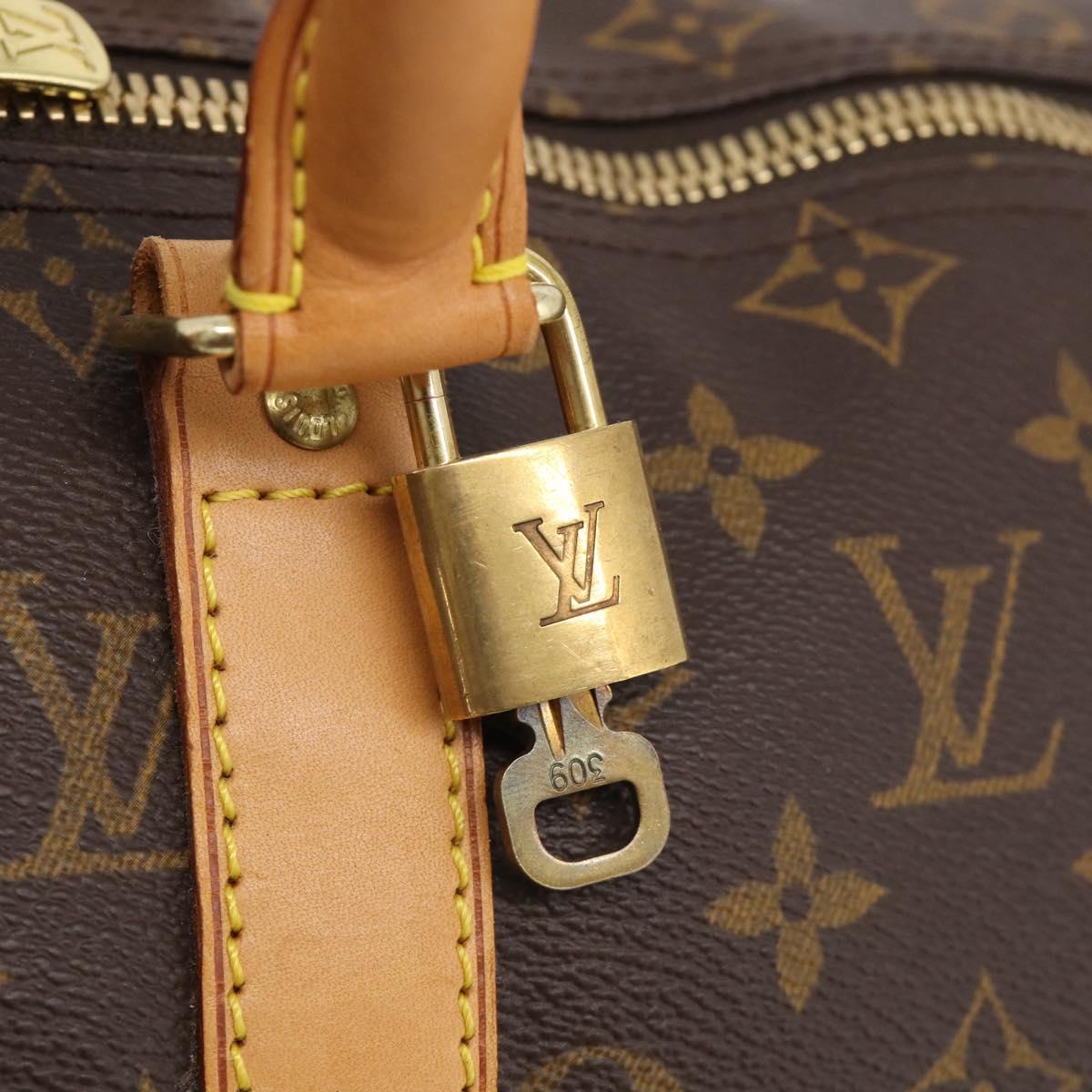 LOUIS VUITTON Monogram Keepall Bandouliere 45 Boston Bag M41418 LV Auth 209524V