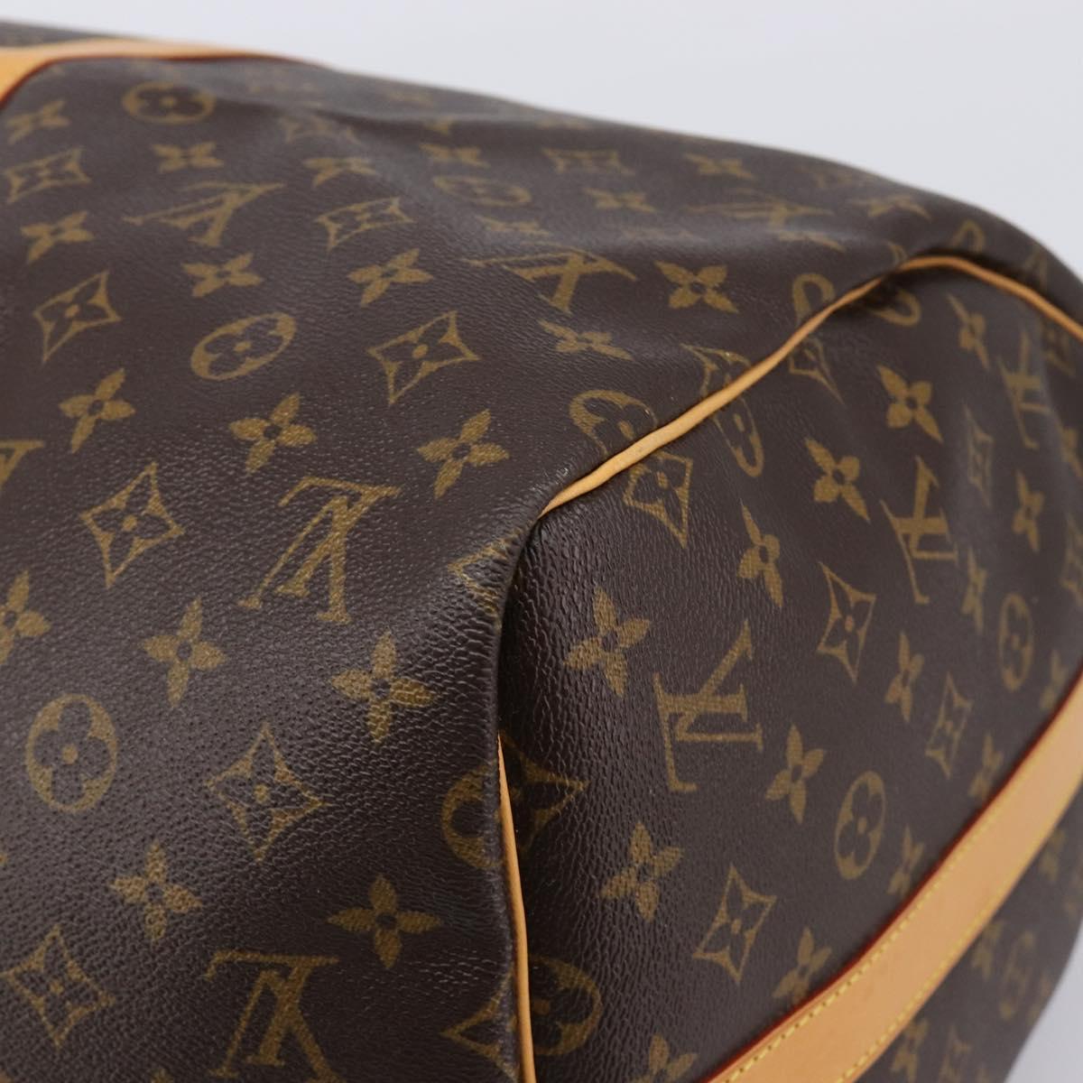 LOUIS VUITTON Monogram Keepall Bandouliere55 Boston Bag M41414 LV Auth 209526V