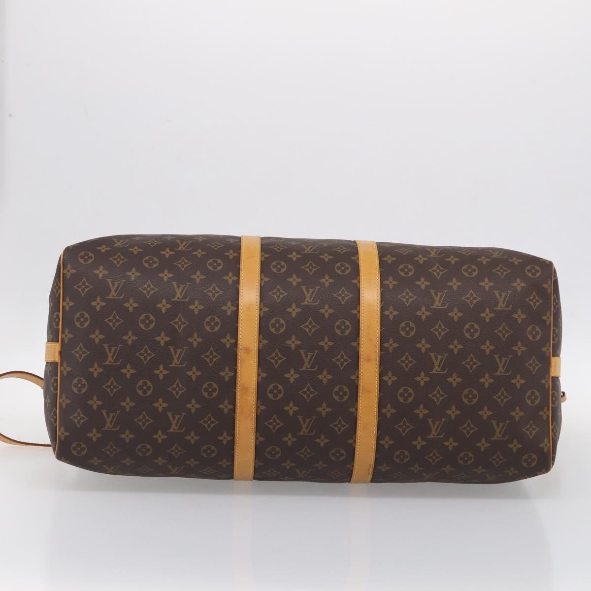 LOUIS VUITTON Monogram Keepall Bandouliere 60 Boston Bag M41412 LV Auth 209530V