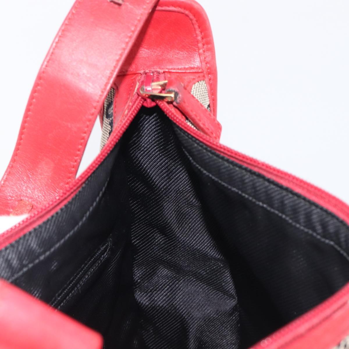 GUCCI GG Canvas Shoulder Bag Navy Gold 001 4205 Auth 209531A