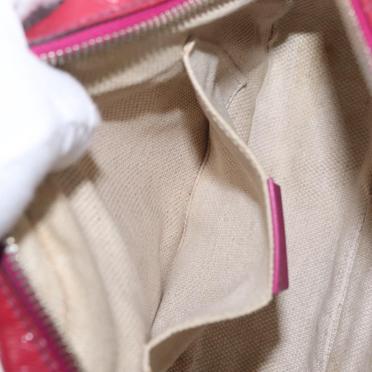 GUCCI Shoulder Bag Leather Pink Gold 308364 Auth 209533A