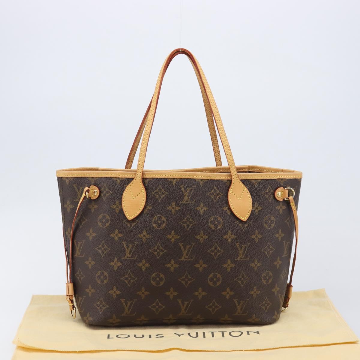 LOUIS VUITTON Monogram Neverfull PM Tote Bag M40155 LV Auth 209534V