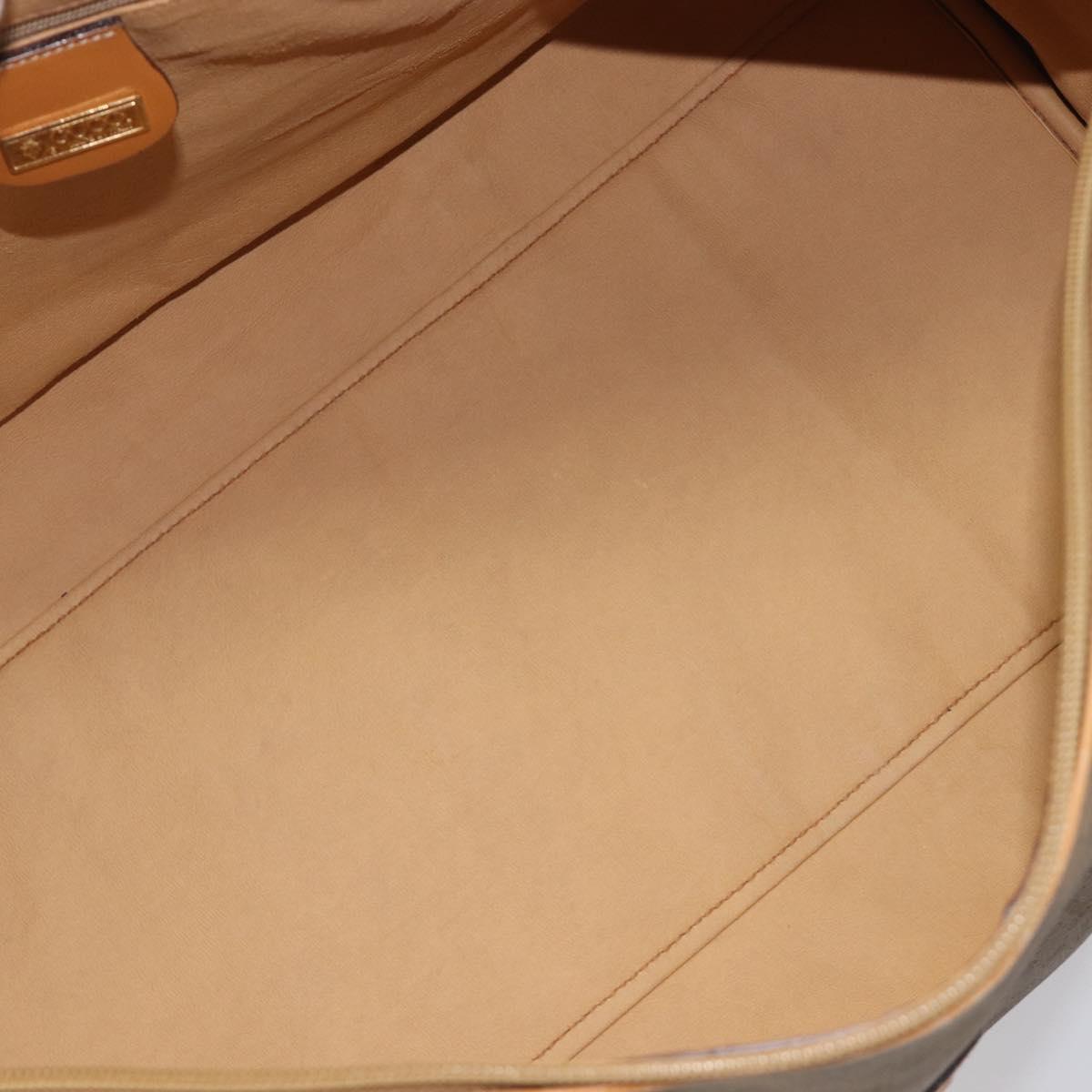 GUCCI Micro GG Supreme Boston Bag PVC Beige Gold 012 067 0027 Auth 209545A