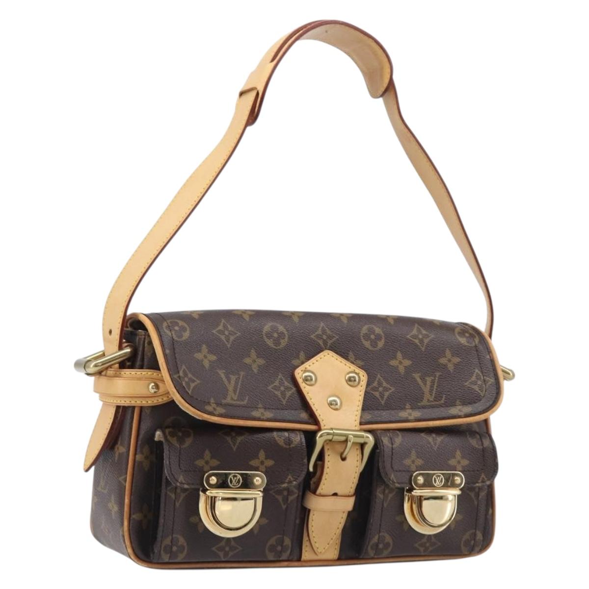 LOUIS VUITTON Monogram Hudson PM Shoulder Bag M40027 LV Auth 209564V