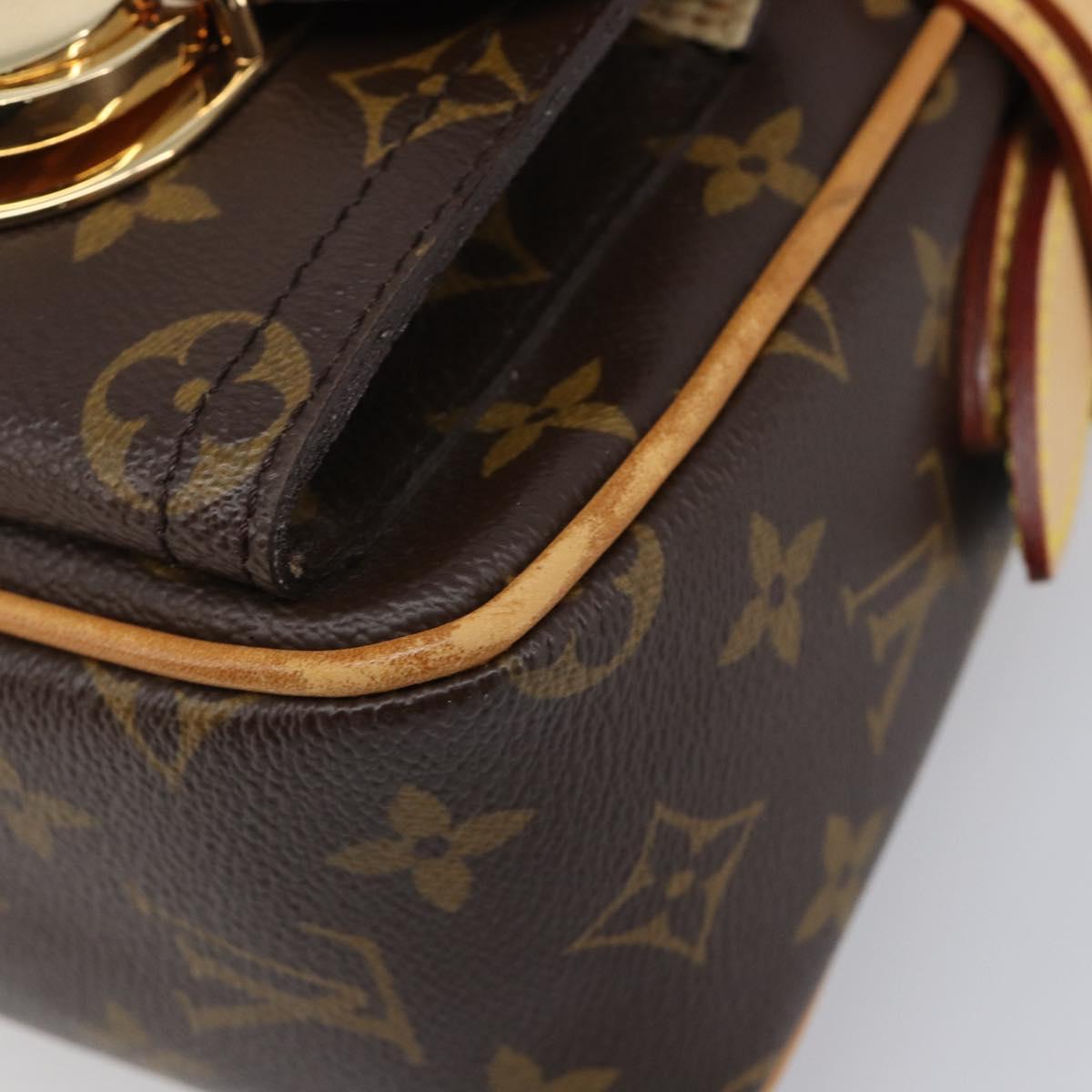 LOUIS VUITTON Monogram Hudson PM Shoulder Bag M40027 LV Auth 209564V