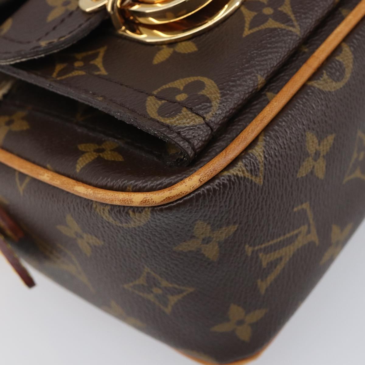 LOUIS VUITTON Monogram Hudson PM Shoulder Bag M40027 LV Auth 209564V