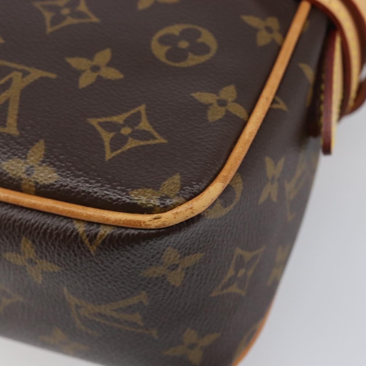 LOUIS VUITTON Monogram Hudson PM Shoulder Bag M40027 LV Auth 209564V
